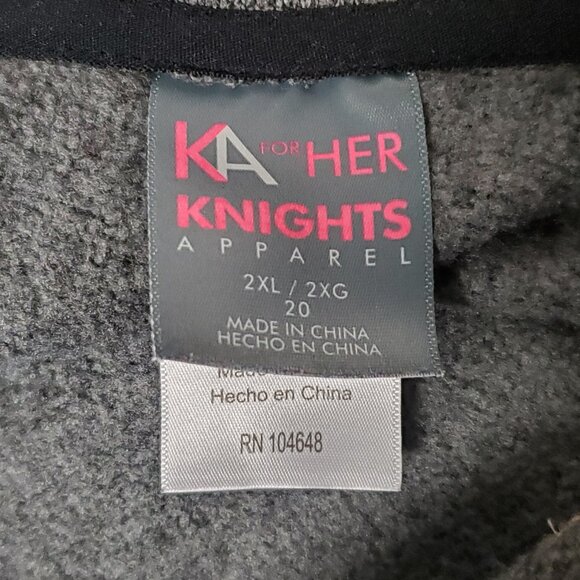 Womans Missouri Tigers Zippered 2XL Gray Jacket w/ High Neck - Knights Apparel - Picture 4 of 5